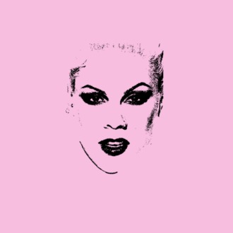 Pink póló minta