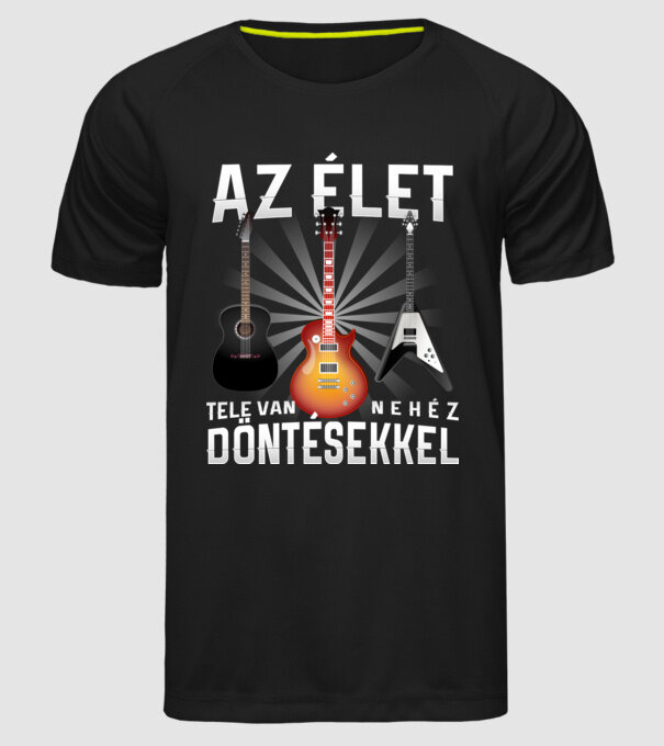  minta fekete pólón