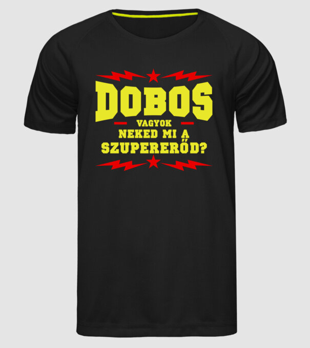  minta fekete pólón