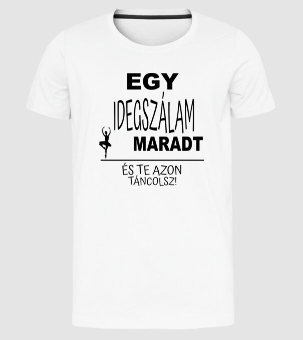  minta fehér pólón