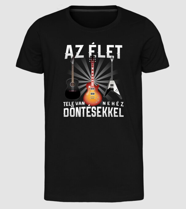  minta fekete pólón