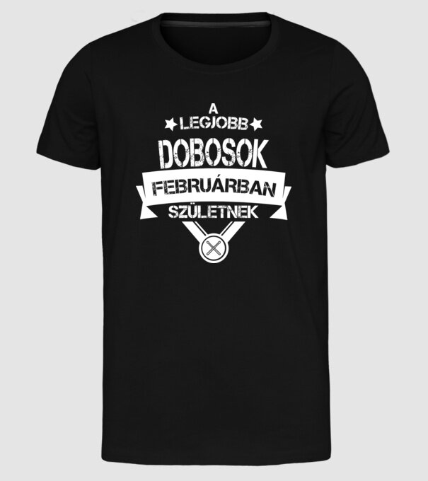  minta fekete pólón