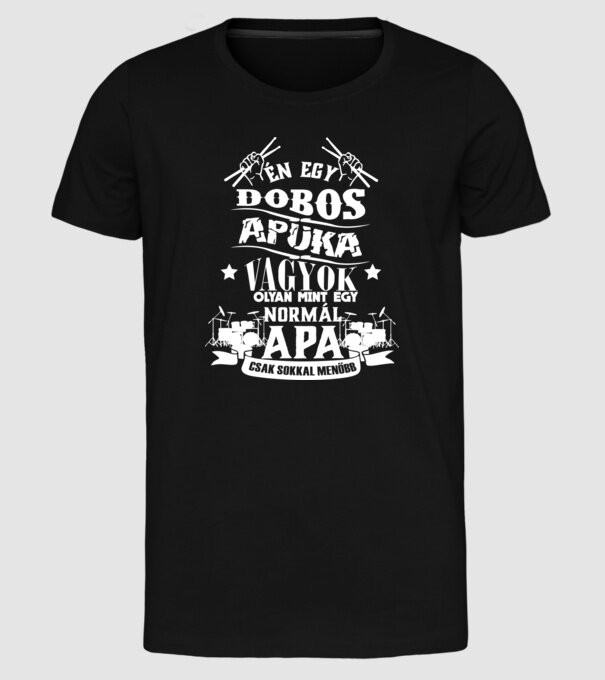  minta fekete pólón
