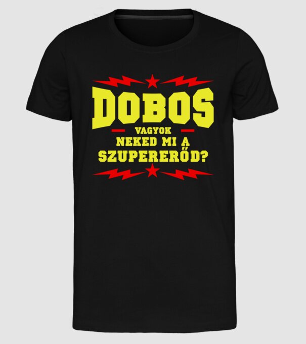  minta fekete pólón