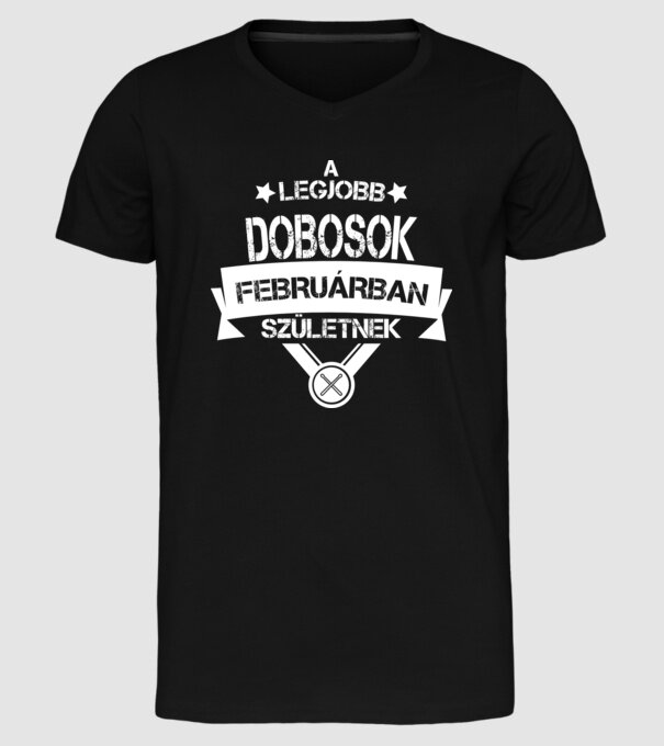  minta fekete pólón