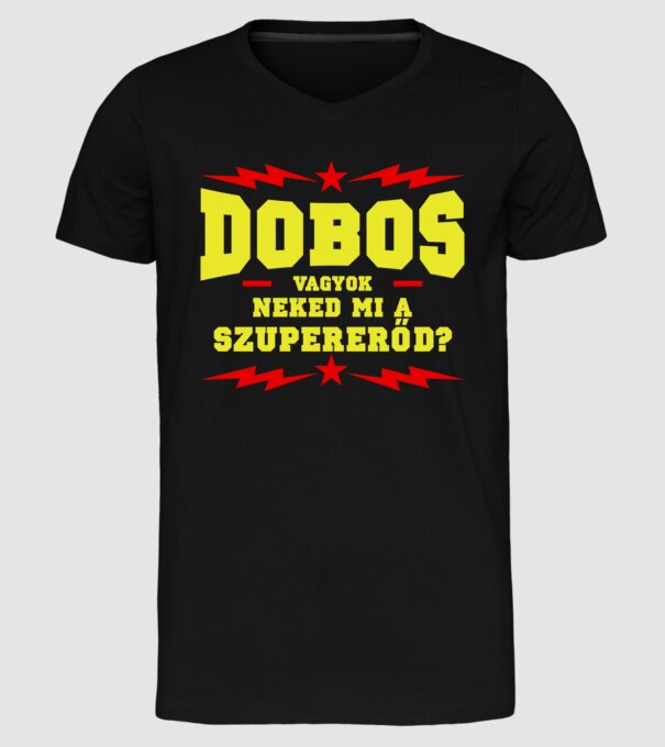  minta fekete pólón
