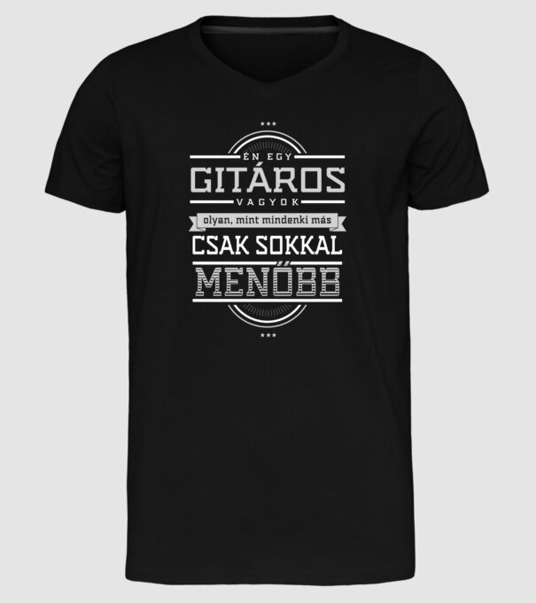  minta fekete pólón