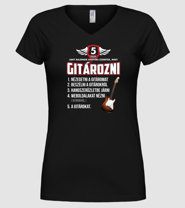  minta fekete pólón