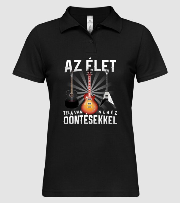  minta fekete pólón