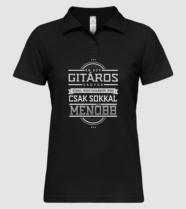  minta fekete pólón