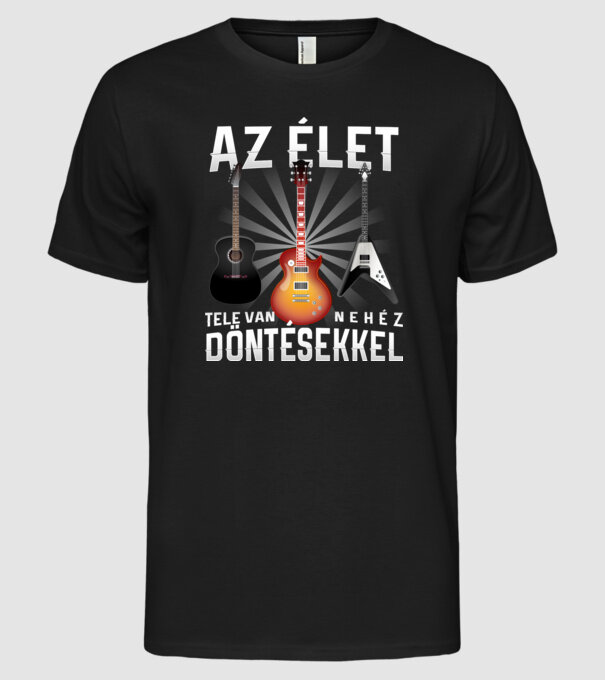  minta fekete pólón
