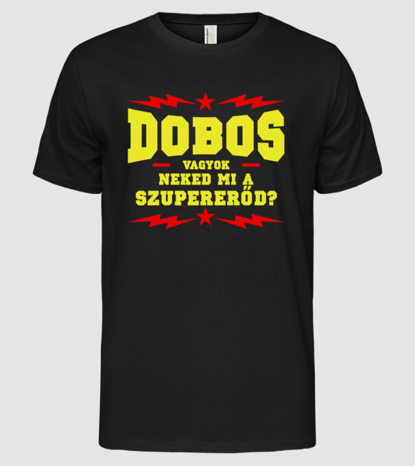  minta fekete pólón