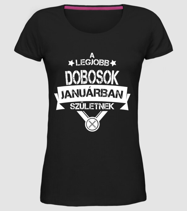  minta fekete pólón