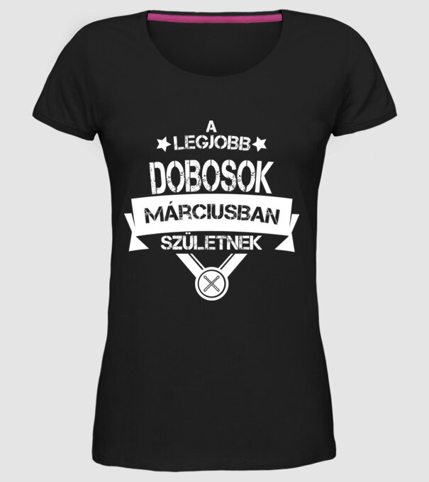  minta fekete pólón