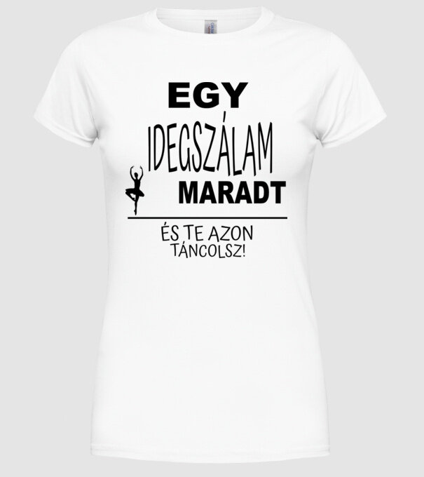  minta fehér pólón