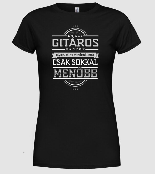  minta fekete pólón