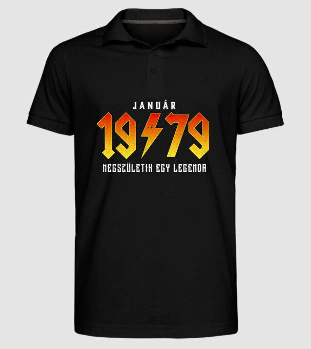  minta fekete pólón