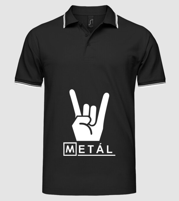  minta fekete pólón